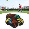 Flat Cones Spot Markers Numbered Floor Spot Markers Set Soccer