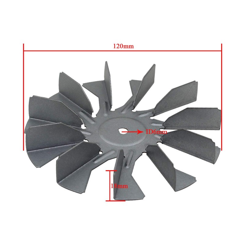 Oven fan blade motor fan blade replacement for kitchen oven
