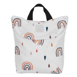 Baby Cloth Diaper Bag Waterproof DoubleLayer Pocket Fashionable Baby Outing Storage Bag