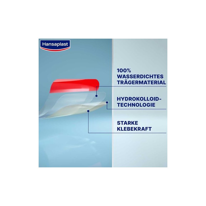 Hansaplast Second Skin Protection Large for Larger Everyday Wounds Ultra