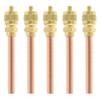 BesNPT Brass and Copper 1/4" SAE x 1/4" OD x