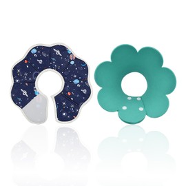 TYFGRT Pack of 2 Cat Collar, Felt Pet Collar, Cat Collar for Post-Operative Recovery, Collar Against Licking, Soft Cat Collar, Adjustable Cat Collar