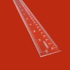 Regla de acrilico para zurdos de 30 cm 12 pulgadas
