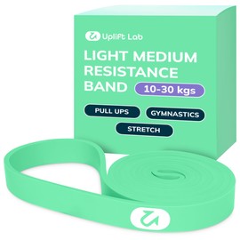 Uplift Lab Resistance Bands – Advanced Elastic Bands for Strength and Flexibility Training – Ultra-Durable Resistance Bands Pull Up Assist – Natural Rubber Band – Colour Coordinated Strength Levels