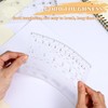 Ymapinc Circle Template for Drawing Drafting Geometric Circle/Round Shape Drawing