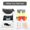OULAIQI Cycling Sunglasses Polarized Sunglasses for Cycling Men Women with