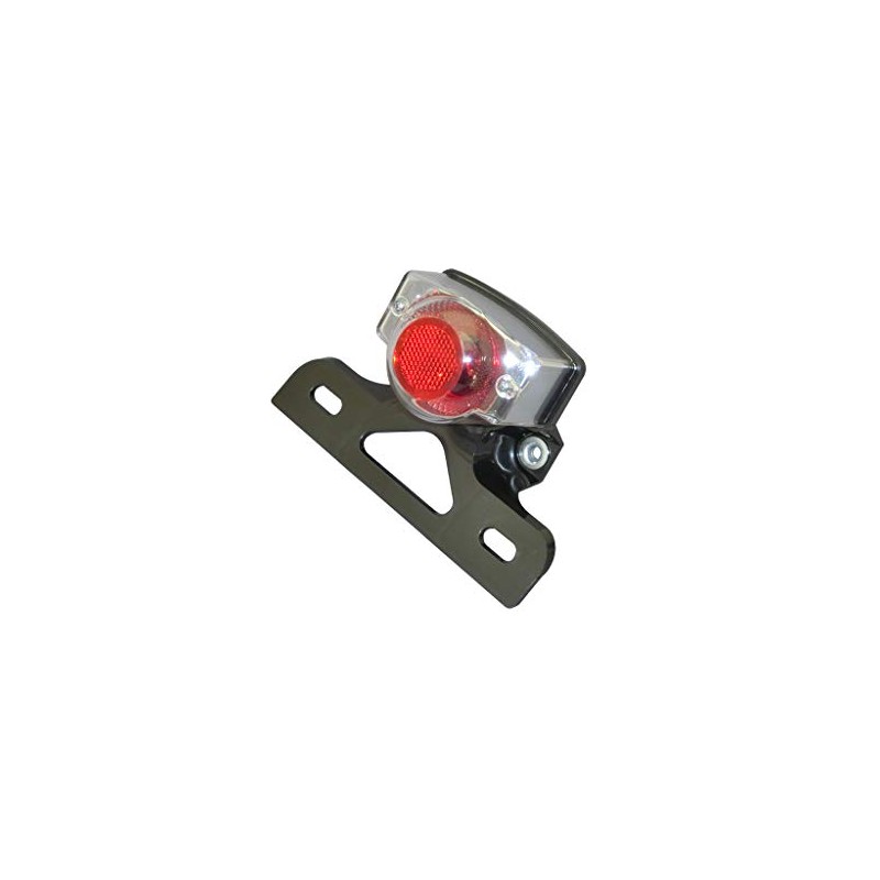 POSH 272435 Tail Lamp, Euro Type, Black Stay/Clear Lens, 12V