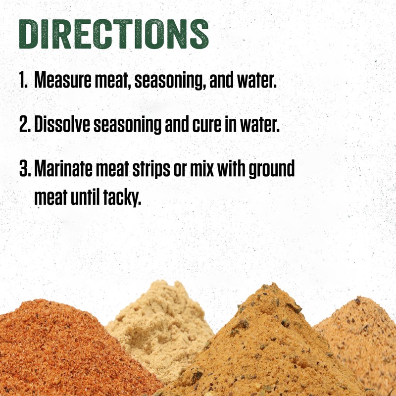 LEM Products Backwoods Jerky Seasoning Variety Pack, Includes Cajun, Jalapeno,