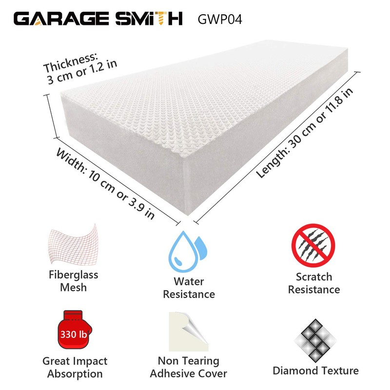 Garage Smith GWP04 Garage Wall Protector Car Door Protectors, Designed