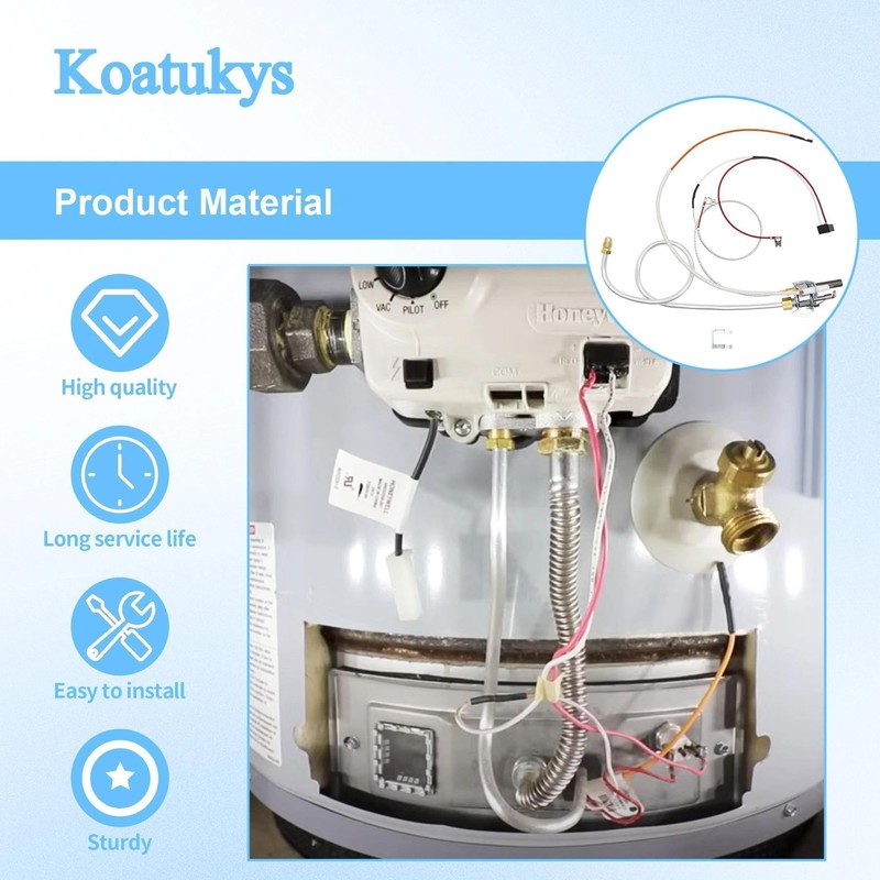 Koatukys 100112330 Water Heater Pilot Assembly Replace for 9007876 9007877