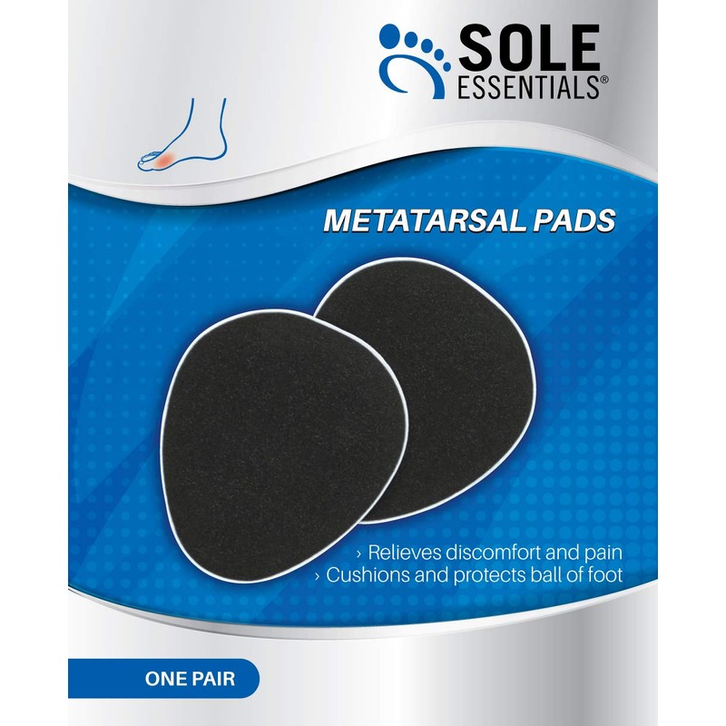 Sole Essentials unisex adult Metatarsal Pads, Provides Support & Cushioning,