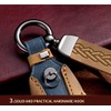 ontto Leather Car Key fob Cover fit for Mercedes A