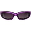 Birdz Eyewear Chill Women's Padded Motorcycle Sunglasses Purple Frames with