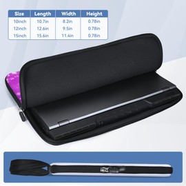 icolor 12 ~ 12.6 Inch Laptop Bag Protective Case, 15 ~ 15.6 Inch Neoprene Laptop Bag Tablet Holder Notebook Bag Handbag Laptop Case (Kittens, for 15 ~ 15.6 Inches)