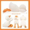 CLKDPNO Duck Plush Toy White Duck Plush Pillow Lying Ducks