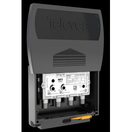 Televes 560483 Dual Input HDTV Antenna Preamp 5G Cell Filter Auto Gain Control