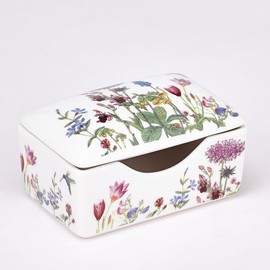 Golden Bell Wildflower Spoon Holder Set / 골든벨 야생화 수저받침함 세트