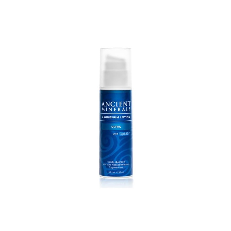 Ancient Minerals Magnesium Lotion Ultra with MSM Pure Genuine Zechstein