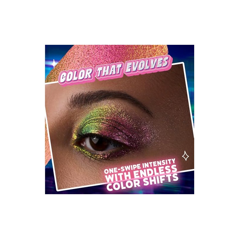 wet n wild Sombra de ojos cromada camaleón (nebula rush)
