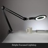 Brightech LightView PRO Magnifying Desk Lamp, 2.25x Light Magnifier, Adjustable
