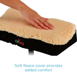NOVA Universal Knee Scooter Platform Cover, Fleece Faux Sheepskin Cover, Easy to Fit and Washable