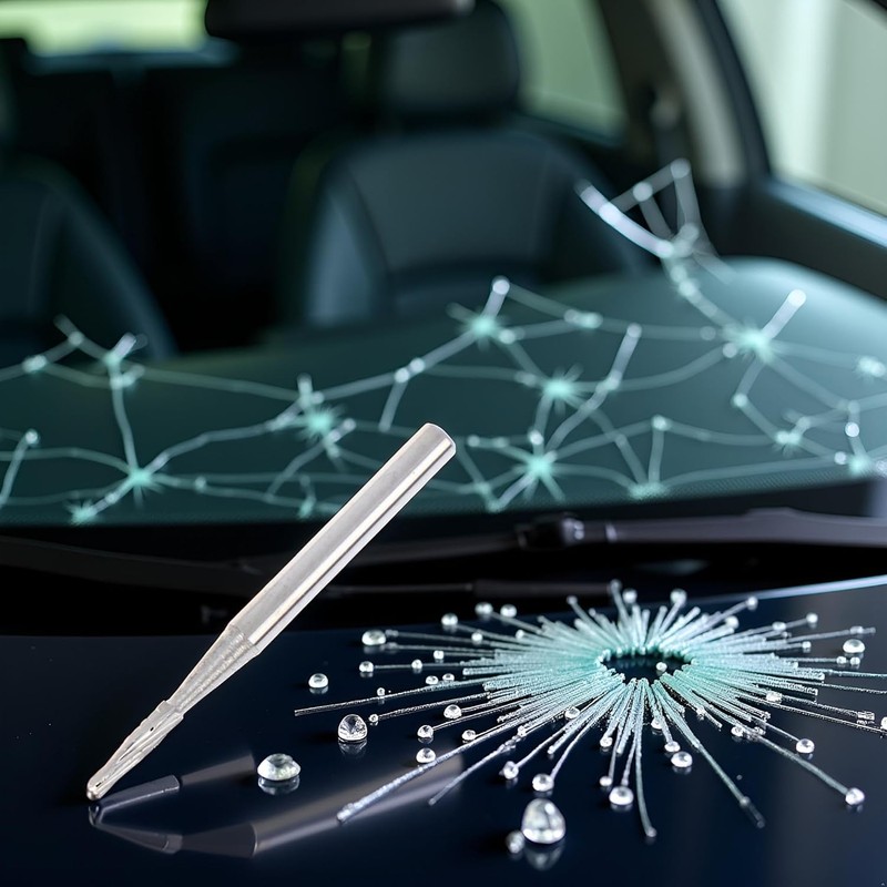 aoukoslt Windshield Repair Drill Bit Set - Windshield Crack Repair