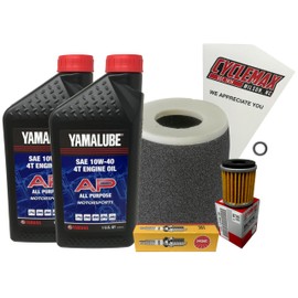 Cyclemax OEM Standard Tune-Up Kit compatible with 2009-2025 Yamaha YFZ450R with Spark Plug
