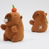Clearstone Capybara Plush Keychain Chabimaru Nose Lantern with Music, 7.3