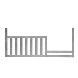 Toddler Bed Safety Guard Rail for Oxford Baby, Soho, Ozlo & Avalon Baby Convertible Cribs - Solid Wood Rail for Toddler Bed Conversion - Safety Rails for Children (Weathered Oak, Option 1)