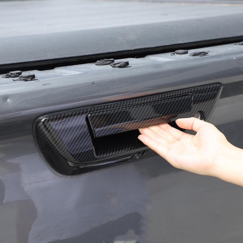 Car Outer Tailgate Handle Cover Compatible with Nissan Titan 2016-2023,