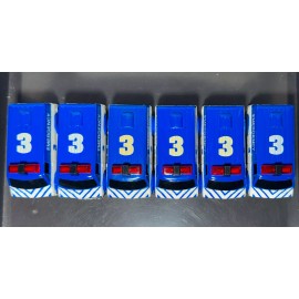 Tyco 6pc 1993 TYCO DODGE EMERGENCY VAN Slot Car VARIATIONS Wide Pan BODY-ONLY