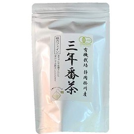 Organic Cultivation Sannen Bancha, 0.09 oz (2.5 g) x 16p, JAS Certified, No Additives, Organic, Macrobiotic, Diet, Roasted Roasted Tea, Low Caffeine, Babies, Pregnant Women, Loss of Appetite, Sleepless, Aged for 3 Years, Japanese Tea, Made in Shizuoka, M