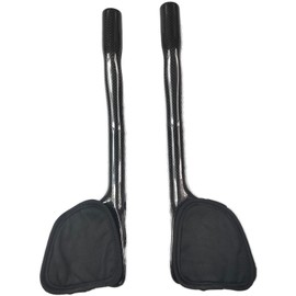Roadkey Aero Bars TT Bike Armrest Handlebars Carbon Fiber Aerobar Triathlon 340mm (black 3k gloss)