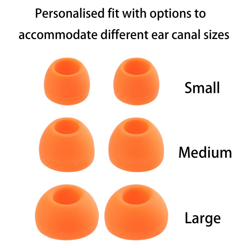 NANLANFAN Replacement Silicone Ear Tips for JLab Go Sport+, JLab