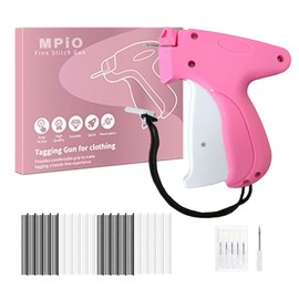 Stitchy Gun for Clothes - Handheld Stitch Gun Quick Clothing Fixer - Tagging Gun - Includes 6 Needle, 1000 Black Fasteners & 1000 White Fasteners