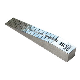 Karl Dahm Screed Measuring Wedge Made of Solid Aluminium - Precise Measurement of Unevenness & Slopes | Scale 1-20 mm | Ideal for Tilers & Floors