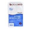 Dealmed Sterile Suture Removal Kit with Scissor, Forceps, and Gauze