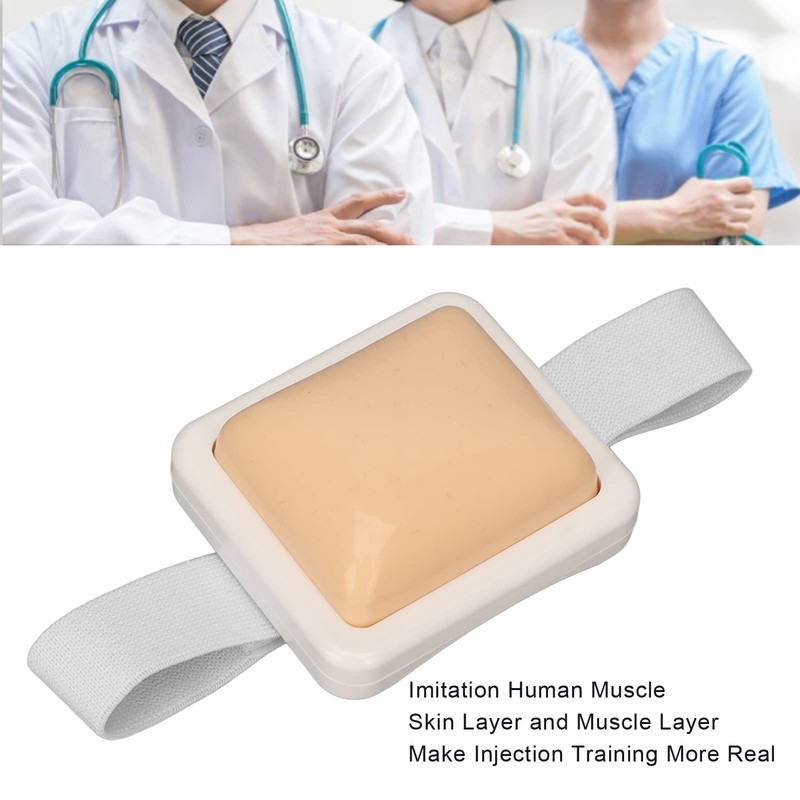 Medical Injection Training Pad, Wearable Intramuscular Injection Practice Pad Simulation