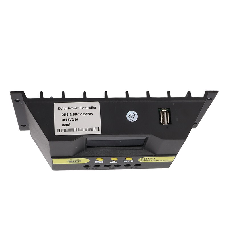 Solar Controller MPPT 12V 24V LCD Display Comprehensive Protection Functions