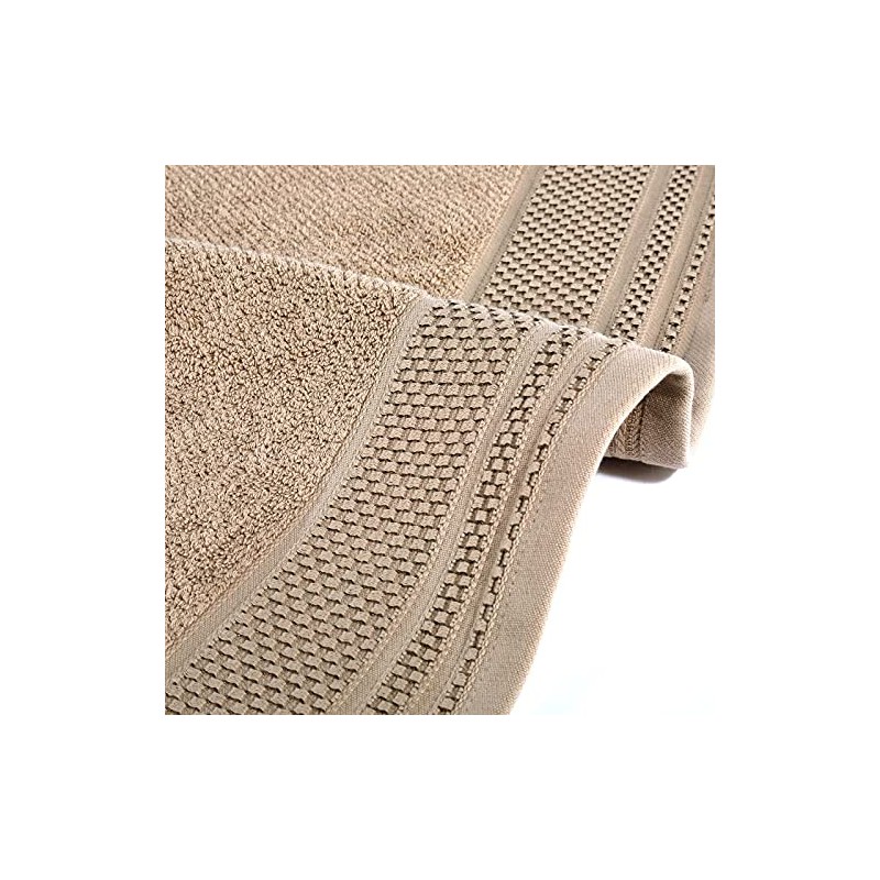 Caleffi Gim Asciugamano con Ospite, Cotone, Cammello, CM. 40X55+60X100, 58839