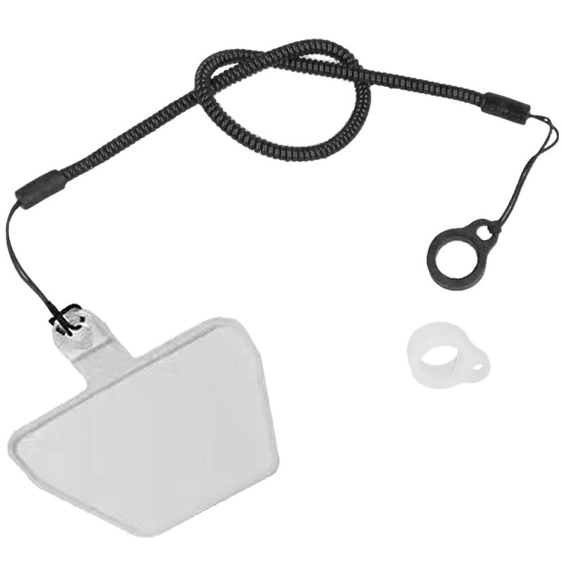 TECHGEAR Stylus Tether, 12" Retractable Spring Coil Strap (2x Loops)