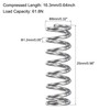 sourcing map Compression Spring,304 Stainless Steel,8mm OD,1.2mm Wire Size,16.3mm Compressed