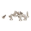 100PCS Guitar Pickguard Screws Metal Guard Plate Mounting Screw Electric