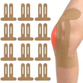 PreCut Kinesiology Tape for Knee Pain (Skin Colour) Pack of 12