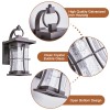 EERU Oil Rubbed Bronze Outdoor Light Sconces Wall Mount Matte