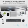 Rapoo 9560M Wireless Keyboard and Mouse Combo, Blade-Series E9550L 110-Key