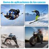Autbye - Auricular Bluetooth para Motocicleta con MicrFono, Compatible con