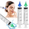 2 Pieces Ear Wax Cleaner Syringe Tip Ear Wax Flusher