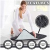 VELVETIO Bath Mats & Pedestal Set, Zero Twist Fluffy Super