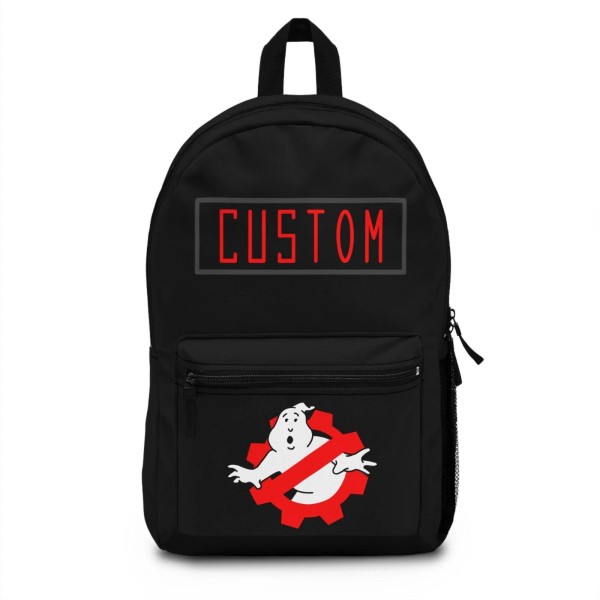 Ghostbusters Engineering Corps Personalized Backpack, Custom Name Bag, School